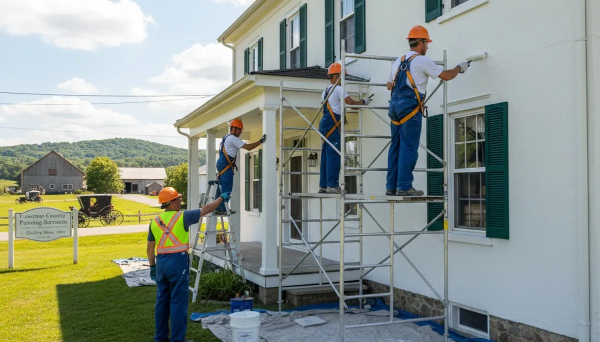 Lancaster, PA painting contractors providing professional interior and exterior painting services