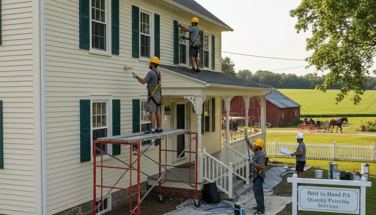 Lancaster, PA painting company team providing residential and commercial painting services