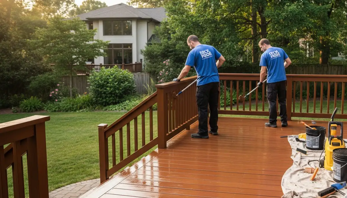Lancaster, PA deck staining service protecting wood and enhancing outdoor spaces