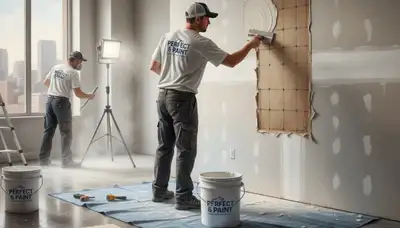 Lancaster, PA drywall repair by painting pros fixing cracks, holes, and moisture damage