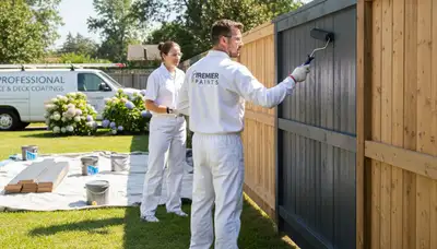 Fence painting service in Lancaster, PA protecting wood and boosting curb appeal