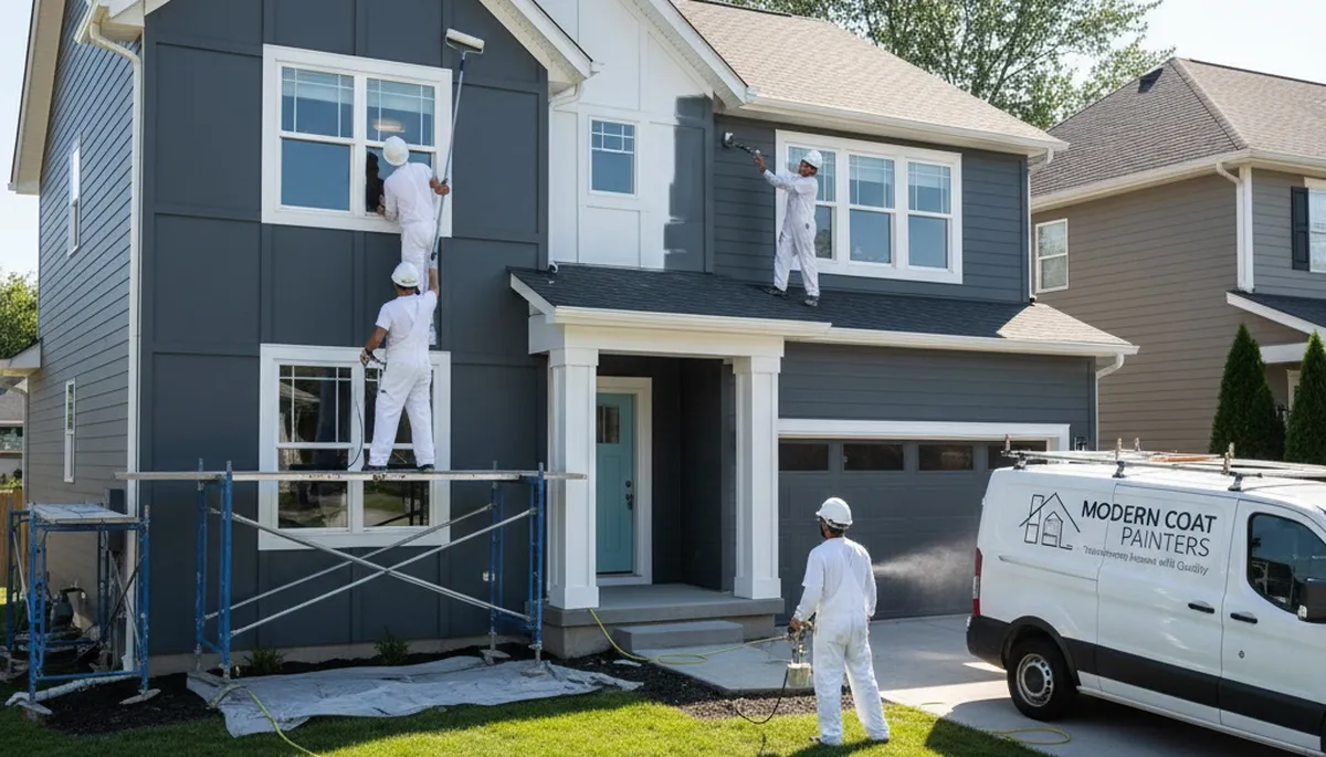 Lancaster, PA house painting service for exterior and interior homes by professional painters