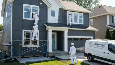 Lancaster, PA house painting service for exterior and interior homes by professional painters