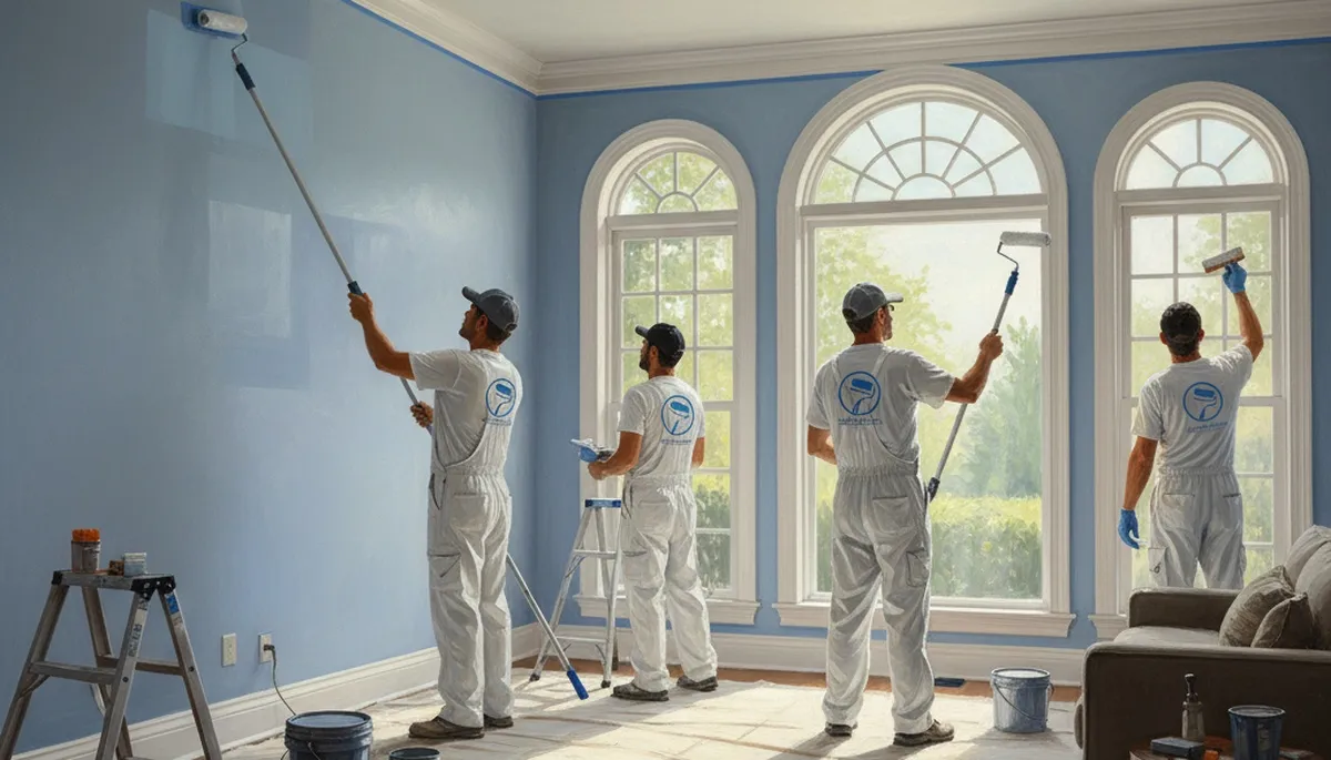 Interior house painting in Lancaster, PA by Lancaster Paint Pros for durable, professional finishes