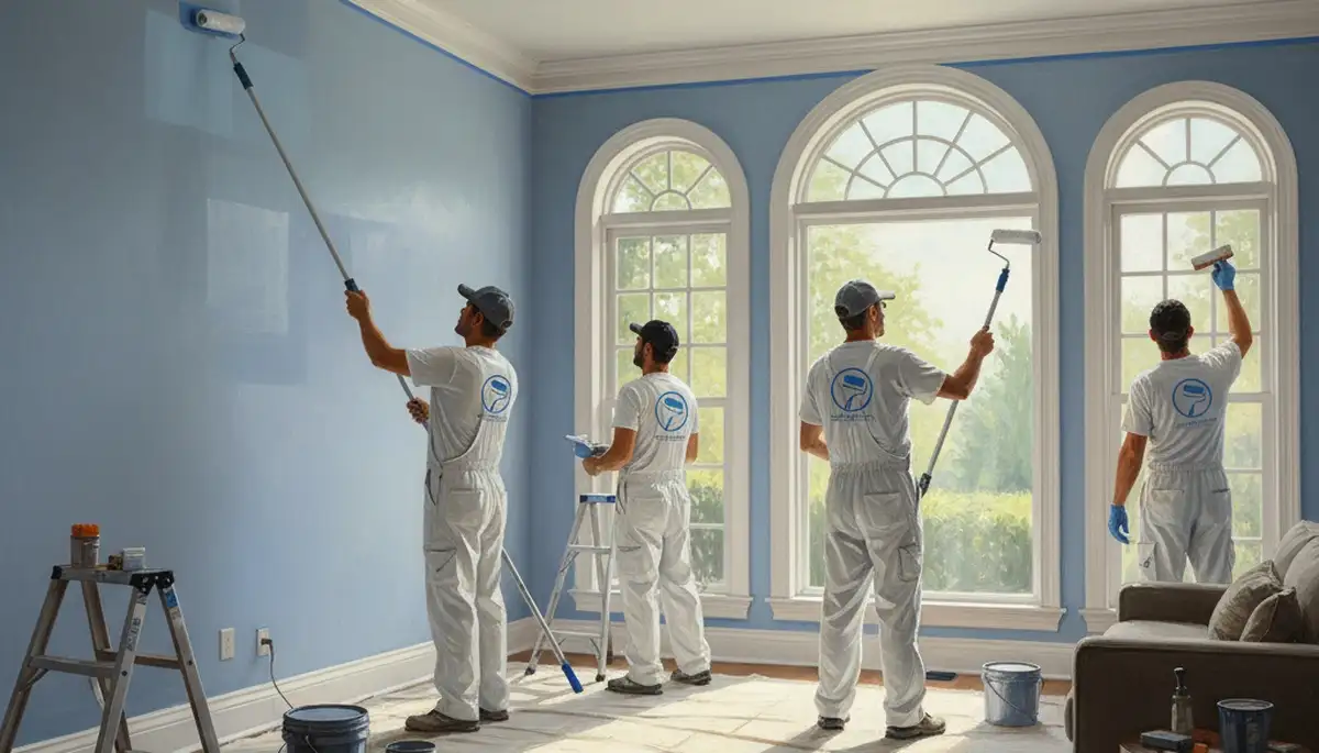 Interior house painting in Lancaster, PA by Lancaster Paint Pros for durable, professional finishes