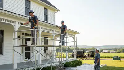 Lancaster, PA painting company team providing professional interior and exterior painting services